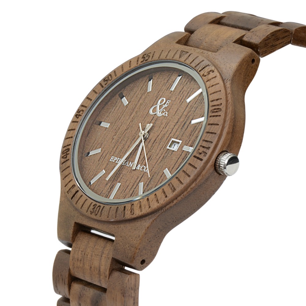 EPIPHANY & CO. WOOD TIMEPIECES WALNUT 3
